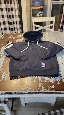 On The Run NBA Los Angeles Lakers Black Emboldened Pullover Hoodie